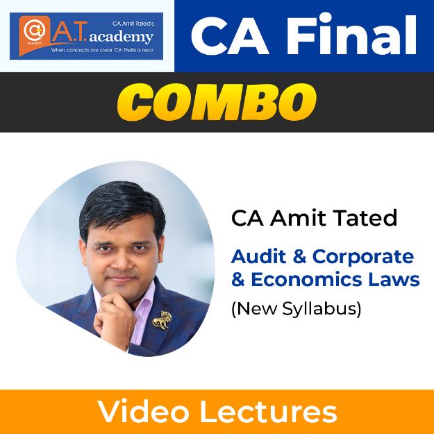 CA Final Audit + Corporate & Economic Law Pendrive Classes by CA Amit Tated 