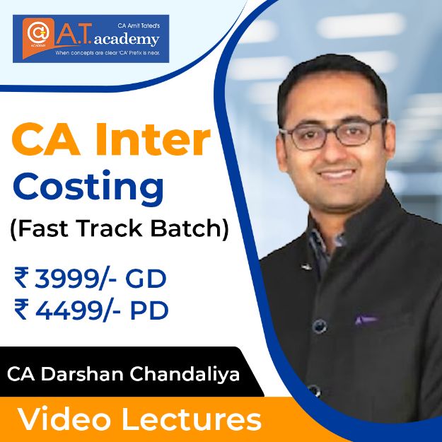 Picture of CA Inter Costing (Fast Track Batch) By CA Darshan Chandaliya