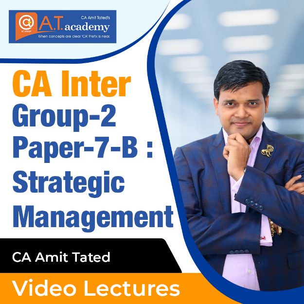 Picture of CA INTER-Paper-7-B: Strategic Management(SM) by CA Amit Tated