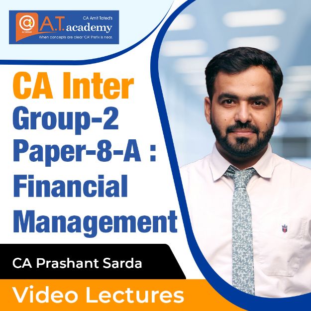 Picture of CA Inter-Paper-8-A: Financial Management(FM) by  CA Prashant Sarda