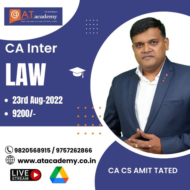 Picture of CA Inter Law By CA Amit Tated