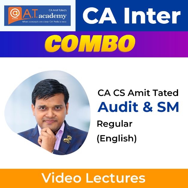Picture of CA Inter Audit  & SM Regular Combo Lectures by CA Amit Tated 