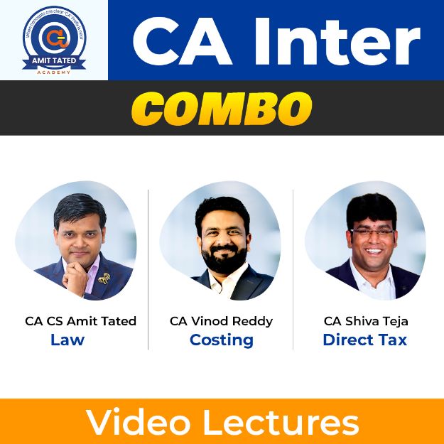 Picture of COMBO- CA Inter LAW + COSTING + DIRECT TAX