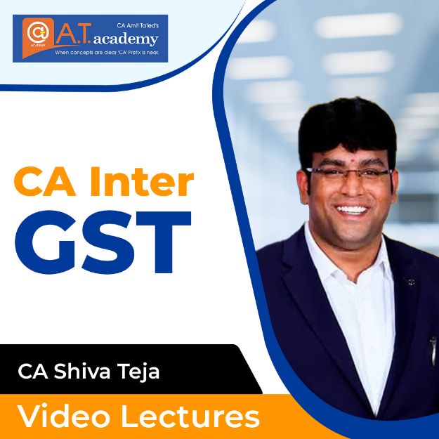 Picture of CA Inter Group -1 INDIRECT TAX (GST) by CA Shiva Teja