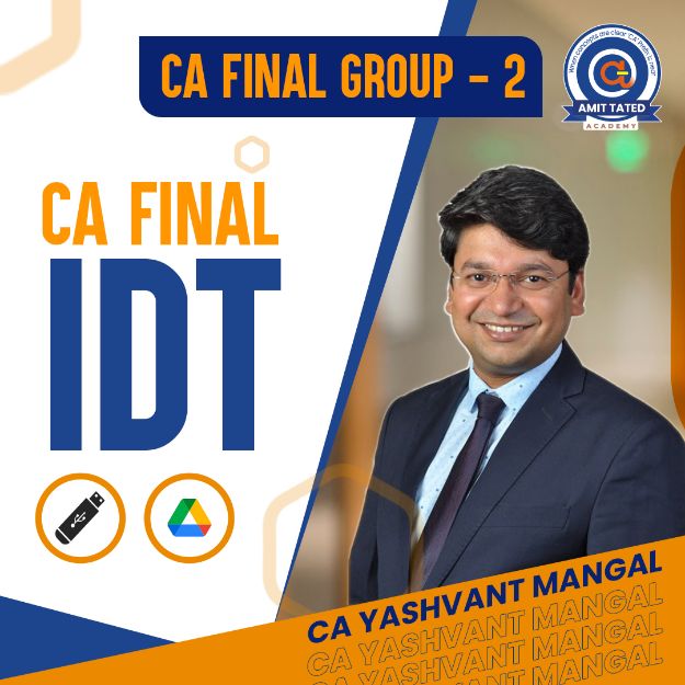 Picture of CA Final IDT Pendrive Classes by CA Yashvant Mangal