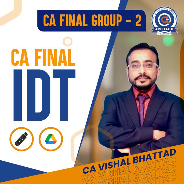 Picture of CA Final IDT Pendrive Classes by CA Vishal Bhattad