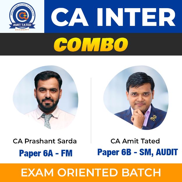 Picture of CA Inter Combo (FM SM & AUDIT) Exam-Oriented Batch by CA Prashant Sarda and CA Amit Tated