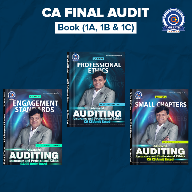 Picture of CA FINAL AUDIT BOOK (1A,1B&1C) BY CA CS AMIT TATED