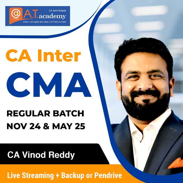Picture of CA Inter I Cost and Management Accounting I Regular Batch I CA Vinod Reddy