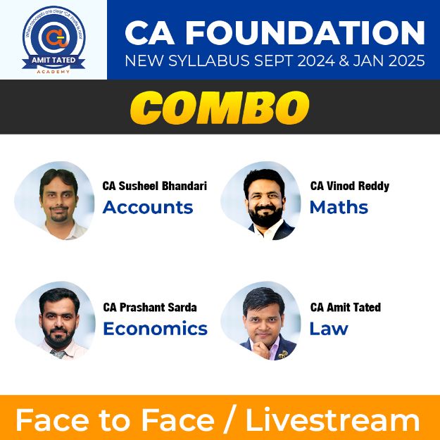 Picture of CA FOUNDATION FOR NEW BATCH -  SEPT 2024  & JAN 2025