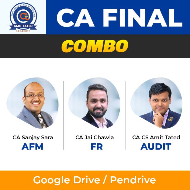 Picture of CA Final FR + AUDIT + AFM - New Syllabus COMBO