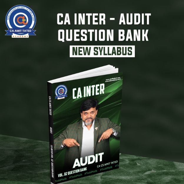 Picture of CA INTER - AUDIT V-2  QUESTION BANKQuestion Bank (NEW SYLLABUS)