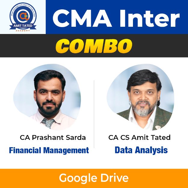 Picture of CMA Inter FM & Data Analysis by CA Prashant Sarda , CA Amit Tated Sir