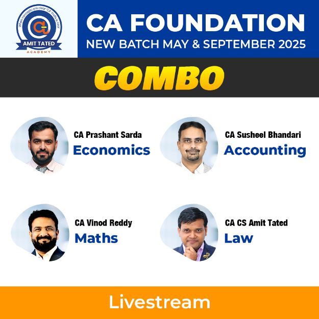 Picture of CA FOUNDATION FOR MAY & SEPTEMBER 2025 EXAMS