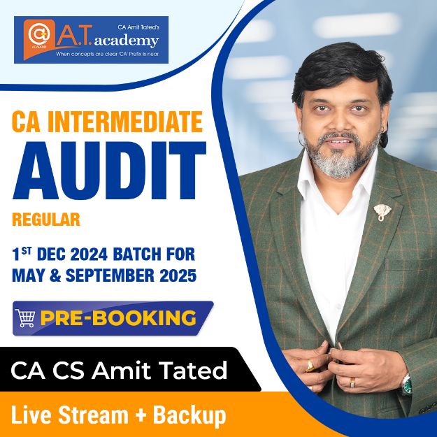 Picture of CA INTERMEDIATE AUDIT FOR MAY & SEPTEMBER 2025