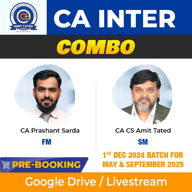 Picture of CA INTER FOR FM , SM COMBO - MAY & SEPTEMBER 2025