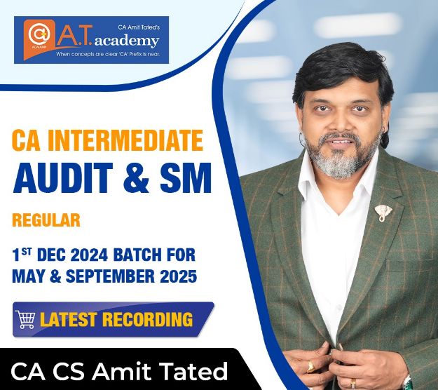 Picture of CA INTERMEDIATE AUDIT & SM FOR MAY & SEPTEMBER 2025 