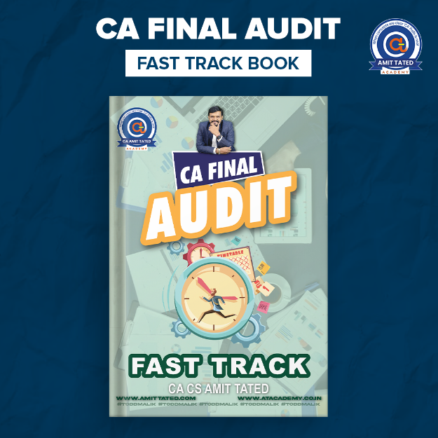 Picture of CA FINAL AUDIT FAST TRACK BOOK BY CA CS AMIT TATED