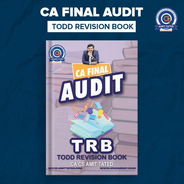 Picture of CA FINAL AUDIT TODD REVISION BOOK BY CA AMIT TATED