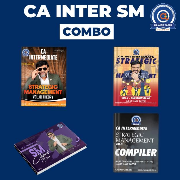 Picture of CA INTER SM  COMBO BOOK BY CA AMIT TATED