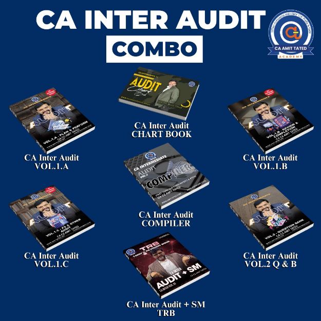 Picture of CA INTER AUDIT  COMBO BOOK BY CA AMIT TATED