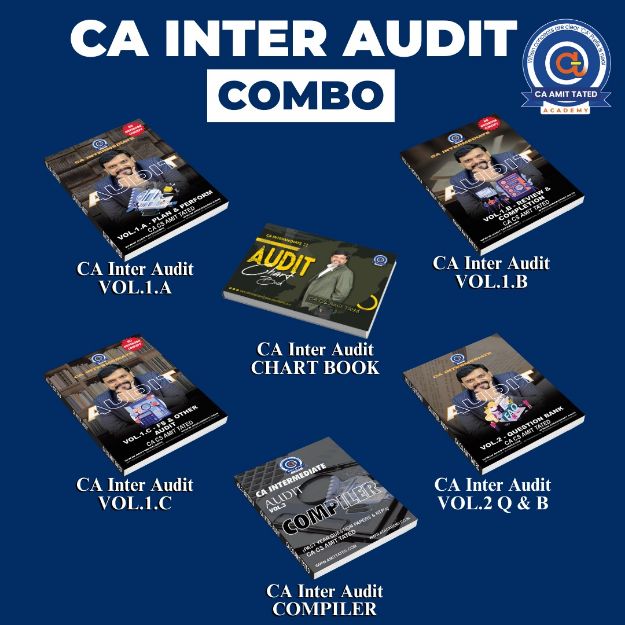 Picture of CA INTER AUDIT  COMBO BOOK BY CA AMIT TATED