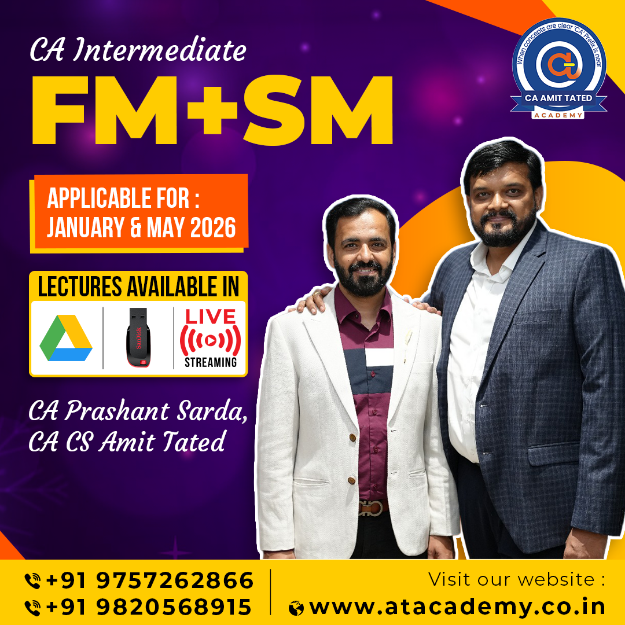 Picture of CA INTER FM + SM FOR JANUARY & MAY 2026
