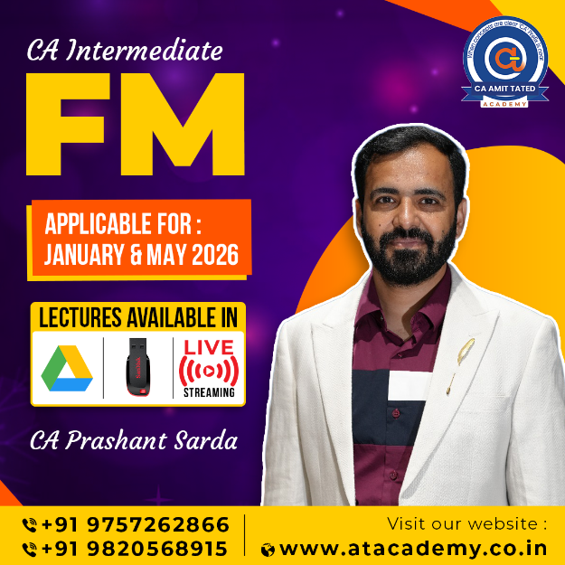 Picture of CA INTER FM FOR JANUARY & MAY 2026 BY CA PRASHANT SARDA