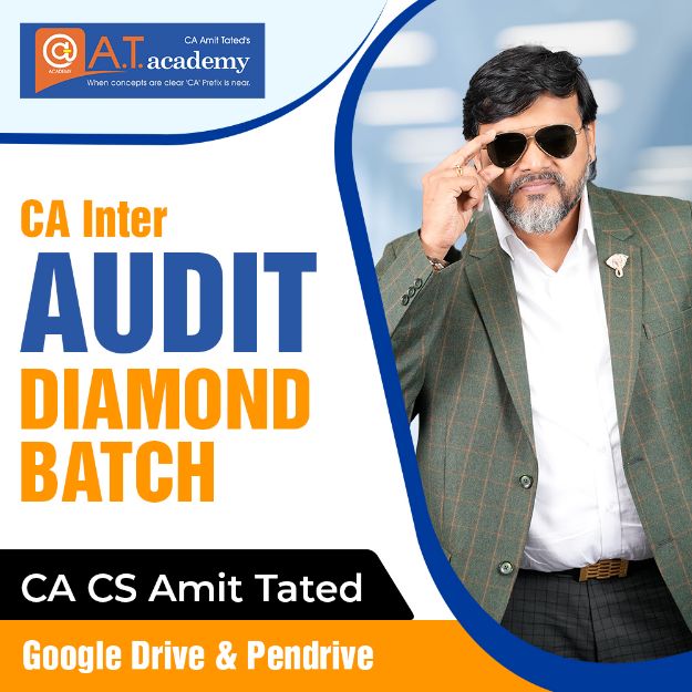 Picture of CA FINAL AUDIT 2nd June 2025 DIAMOND BATCH BY CA CS AMIT TATED 