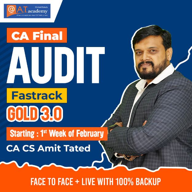 Picture of CA Final Audit Gold 3.0  Batch By CA CS Amit Tated