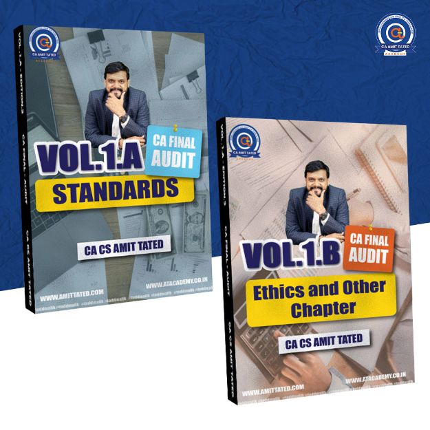 Picture of CA Final Audit Standards (Vol.1.A & B) By CA CS Amit Tated