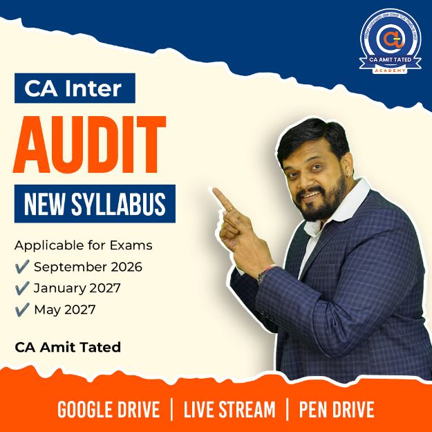 Picture of CA Inter Audit for Sept 2026 ,Jan 2027 & May 2027 by CA Amit Tated