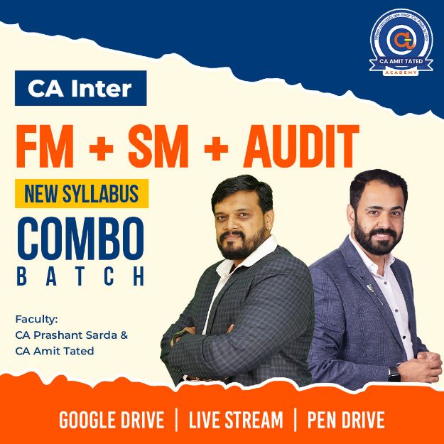 Picture of CA Inter FM + SM + Audit for Jan 2027 & May 2027