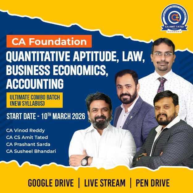 Picture of CA Foundation Combo For Sep 26 & Jan 27