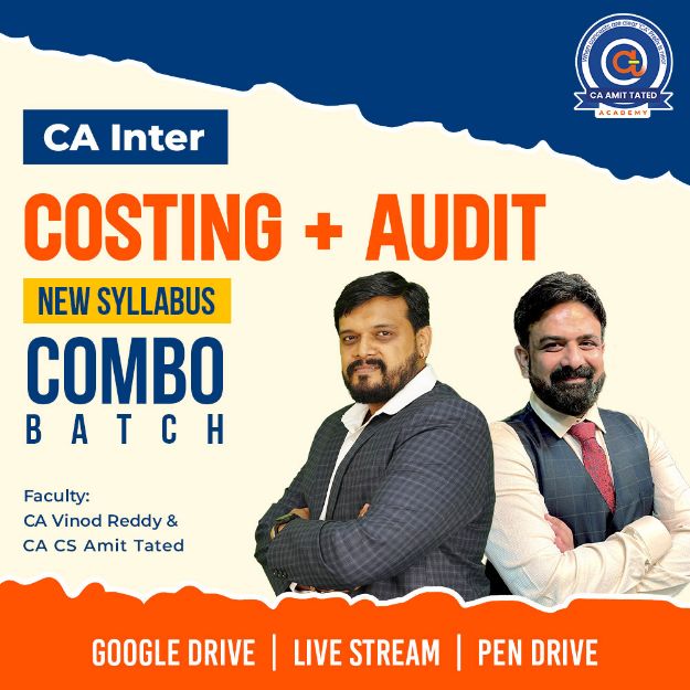 Picture of CA Inter Costing + Audit for  Jan 2027 & May 2027
