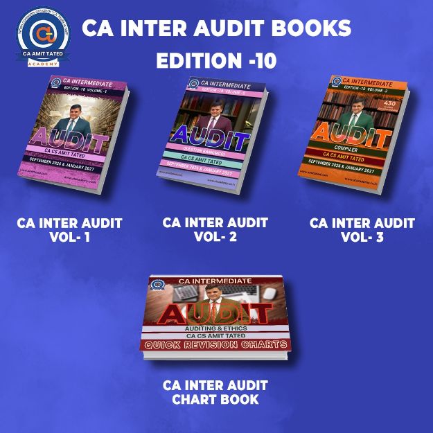 Picture of CA INTER AUDIT COMBO BOOKS ( EDITION 10 ) BY CA CS AMIT TATED