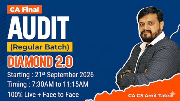 Picture of CA Final Audit (Regular Diamond 2.0 Batch) by CA CS Amit Tated