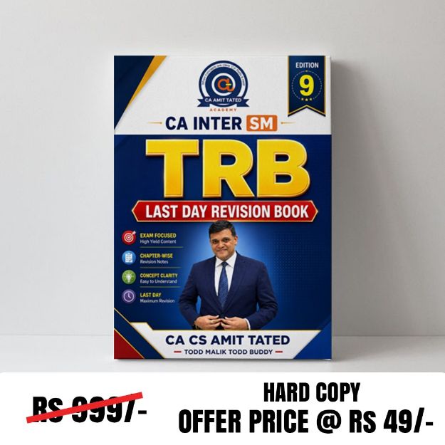 Picture of CA Inter SM TRB ( Last Day Revision Book  )